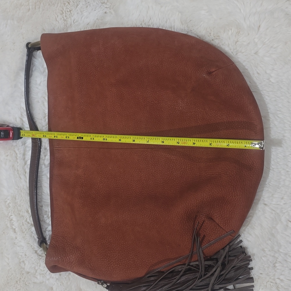 HOBO Gardner Leather Tassel Hobo Bag - Picture 9 of 10